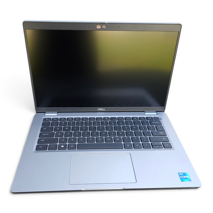 The Computer Market Dell Latitude 5420 14-inch laptop with a grey chassis, black keyboard, and Intel Core i7 sticker.