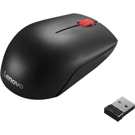 NEW Lenovo Essential Compact Wireless Mouse, Black - 4Y50R20864