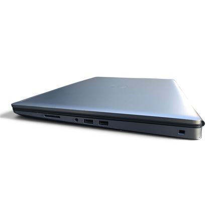 The Computer Market Dell Precision 7760 mobile workstation in grey, side profile view showing ports and chassis.