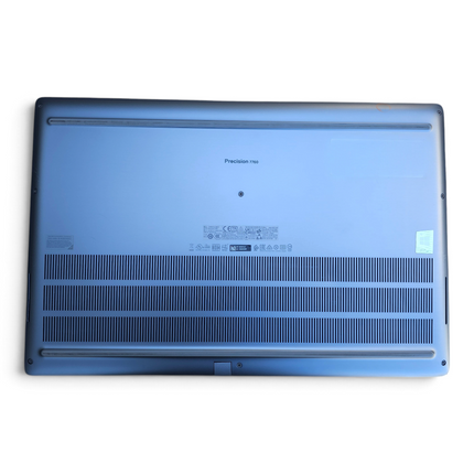 The Computer Market Dell Precision 7760 mobile workstation bottom view showing ventilation and asset labels