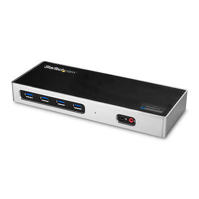 USB-C and USB 3.0 Docking Station with Dual 4K Display Support