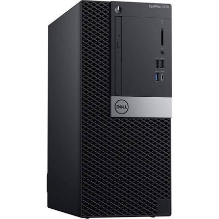Dell OptiPlex 7070 Tower PC i5-9600 16GB RAM 256GB SSD DVD-RW Wi-Fi Win 11 Pro