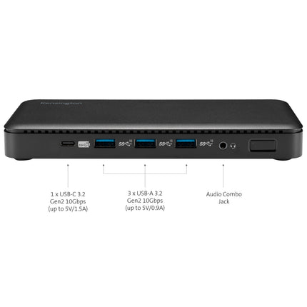 Kensington SD4839P USB-C Triple Video Driverless Docking Station