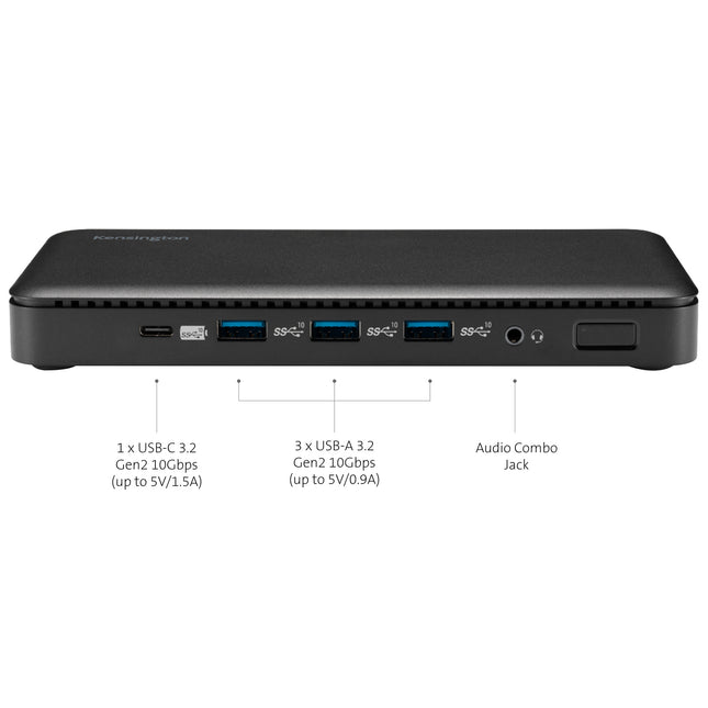 Kensington SD4839P USB-C Triple Video Driverless Docking Station